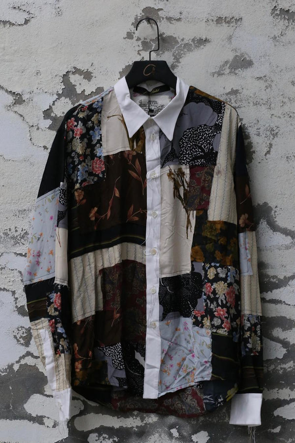 Archivio J.M.Ribot Retro Silk Mixed Shirt SH42/MIX